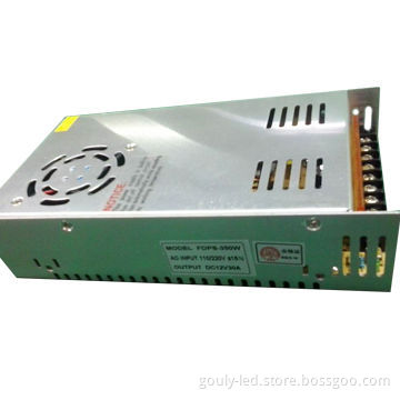 LED Power Supplies with 12V DC, 350W and 110/220V Voltage